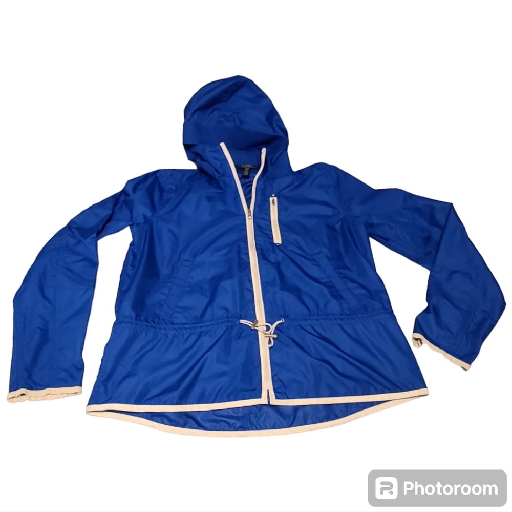 Lauren Ralph Lauren Women's Windbreaker Jacket Blue no Lining‎ M - Picture 7 of 7